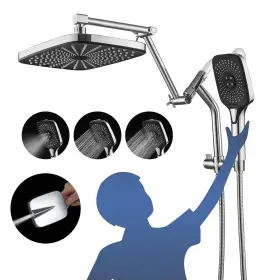 Psy-jg-12ch Psylc 12 Inch High Pressure Rain/rainfall Shower Heads With Handheld Spray Combo 3 1 S