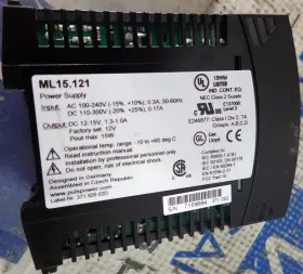 Ml15.121 Puls Power Supply Input 100-240vac 50/60hz 100-300vdc Tested #2