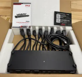 Pc0865 Pyle Pro Audio Rack Mount Power Conditioner Surge Protector 15a 19