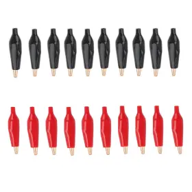 Qm12100908 Qmselles Bnafes Alligator Clips Insulated Electrical Test Kit Pure Copper C