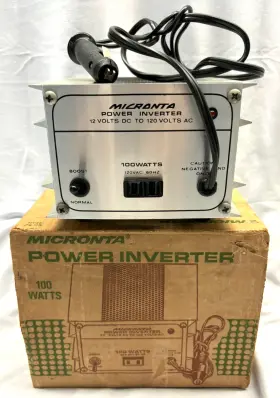 22-131 Radioshack Radio Shack Micronta 12v Dc To 120v Ac 100w Power Inverter Cat. No
