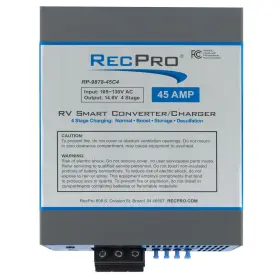 Recpro 193652043515 Rv Converter 45 Amp Power And Battery Charger 4 Stage Smart Ch #2