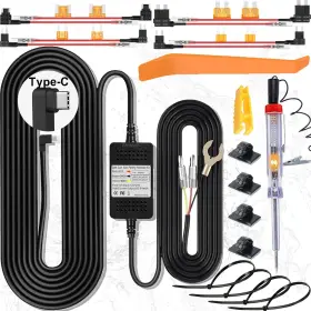 Redsia 780854248994 Dash Cam Hardwire Kit Car Camera Type C Charger Hard Wire Kit... Fast Ship