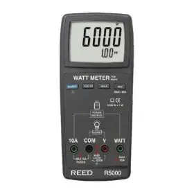 6000w Reed Instruments R5000 Watt Meter 10a To 600v