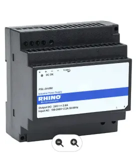 Psl-24-090 Rhino Psl24090 24vdc 3.8a 90w Din Rail Power Supply