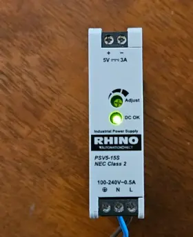 Psv5-15s Rhino Automation Direct Switching Power Supply Tested