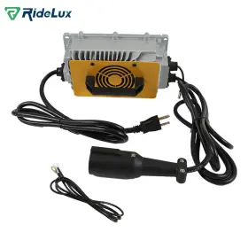 R5414475 Ridelux 48v17a Battery Charger For Club Car Ds Precedent 3-pin Round Plug With Obc