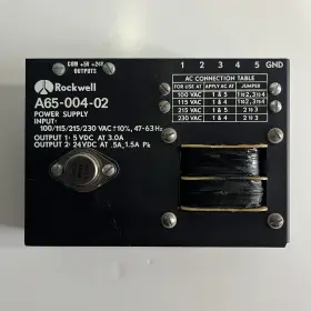 A65-004-002 Rockwell A65-004-02 1982 Power Supply 5 Vdc 24 Output