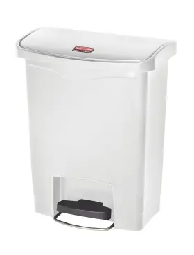 1883555 Rubbermaid Commercial Products Streamline Slim Step-on Plastic Trash Can 8 G