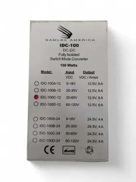 Idc-100c-12 Samlex 100w Dc-dc Converter 30-60v Input 12.5v Output New #2