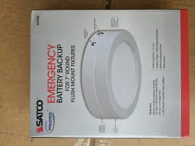 4592329344 Satco Emergency Battery Backup 7 Inch