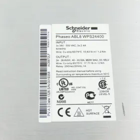 Ablwps24400 Schneider 24-28v Dc 40a Power Supply 3ph 380-500vac Input 2.4a #2