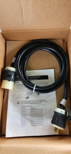 Pdw8l21-20xc Schneider Apc 8ft Cable Extender 5 Wire #10 Awg Ul With L21-20r/p