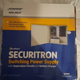 Aqd3 Securitron Adq3 Series Accupower Power Supply - 12/24 Vdc New