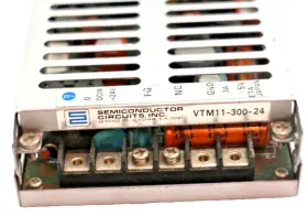 Vtm11-300-24 Semiconductor Circuits 1189-86054 Power Supply 12v In 15v -15v Out