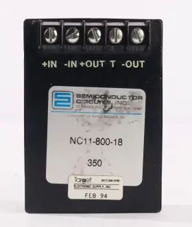 Nc11-800-18 Semiconductor Circuits Inc Dc-dc Converter #2