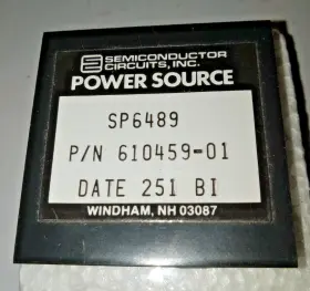 Pa23-020 Semiconductor Circuits Inc. Power Source Sp6489 5/17v