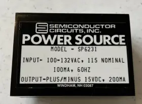 Sp-6231 Semiconductor Circuits Power Supply Model #sp6210
