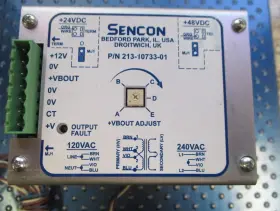 213-10733-01 Sencon New Assy. Power Supply 48vdc 120/220vac #2