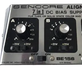 Be156 Sencore Vtg Align-o-pak 7 In 1 Dc Bias Supply Tube Solid State Color Bw Tv #3