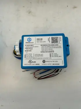 Swx-900 Sensorworx Power Pack 120/277 Vac 20a Relay 159ma Supply