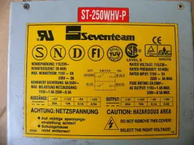 St-250whv-p Seventeam Power Supply 115/230v 50-60hz #3