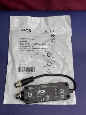 Acim1-p2221s02 Sick 1079343 Power Supply Unit Pnp M12 4p 200mm Mcr