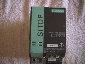 333-3ba00 Siemens Tested 6ep1 Sitop Power Supply 24vdc 120w 5a 50/60hz 1/2ph