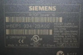 334-2ba00 Siemens Power Supply 6ep1 Used #51185 #2
