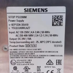 334-3ba10 Siemens 6ep1 Sitop Power Supply 10a Used #2