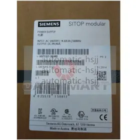 337-3baoo Siemens New In Box 6ep1 Sitop Switching Power Supply 40amp 1/2phase