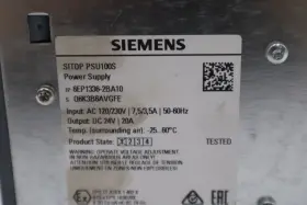 6ep1336-2ba10 Siemens Sitop Psu100s Power Supply 24v Dc 20a Output #k-1102-a #2