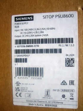 6ep3336-8mb00-2cy0 Siemens N. I. B. U. S. A. Shipper