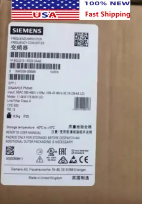 6sl3210-1se23-2aa0 Siemens New Converter Power Module