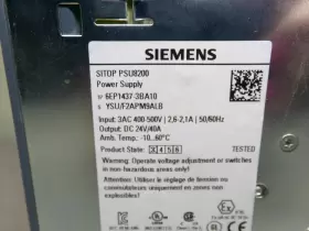 6ep1437-3ba10 Siemens Psu8200 Sitop Power Supply #3
