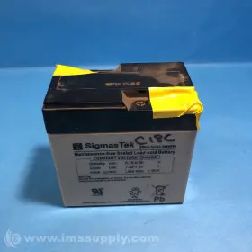 6v6.5ah Sigmastek. Sp6-6.5 6v6.5ah/fp Sealed Lead Acid Battery Usip