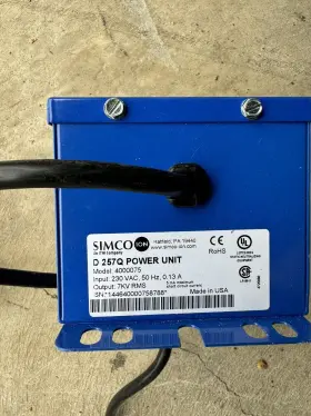 4000075 Simco D-257q / D257q Power Supply For Static Control Devices 50hz .13a #2