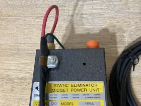 H164h Simco Static Eliminator Midget Power Unit With Air Gun #2