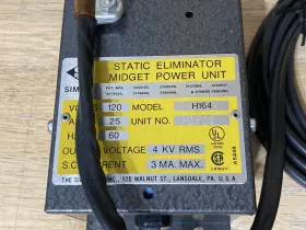 H164h Simco Static Eliminator Midget Power Unit With Air Gun #3