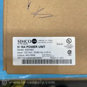4000462 Simco Ion Static Control Power Supply Fnob
