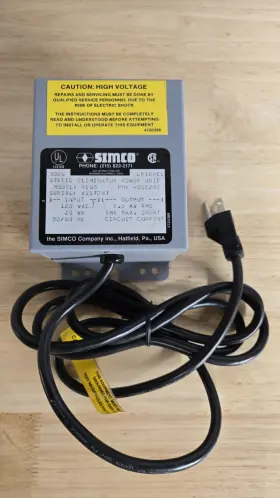 4002282 Simco R165 Static Eliminator Power Unit