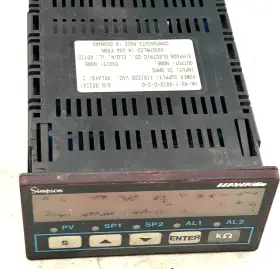 45-1-0820-0-2-0 Simpson -45-1-0820-0-2-0 110/220 Vac. Relays 2 Input No Output Panel Meter #3