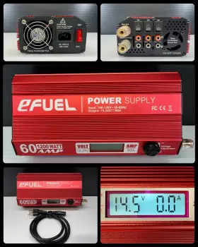 Psu60ade Skyrc Efuel Switching Dc Power Supply 60-amp 1200 Watt 15-24v Nice
