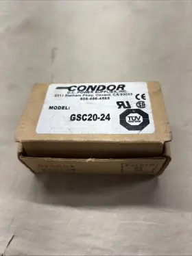 Gsc20-24 Sl Performance / Condor 24v 20w .85a Switching Power Supply New In Box
