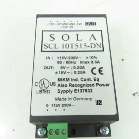 10t515-dn Sola Scl Power Supply 115/230vac 0.5a In 5-15vdc 0.25a Out #2