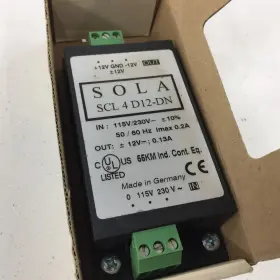 Scl4d12dn Sola 4-d12-dn Scl 115/230v To /- 12vdc Power Supply #3
