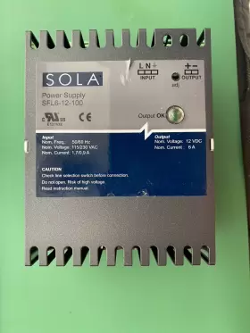 6-12-100 Sola Sfl Power Supply 6a 12v 115/230 Vac 50/60hz