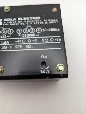 83-12-216-2 Sola Power Supply Used #3