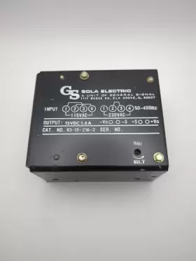 83-12-216-2 Sola Power Supply Used
