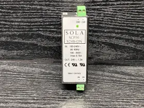 Scp30s24b-dn Sola/hevi-duty Iillc-005596 Emerson Scp30 S24b-dn Power Supply Ac Dc 24v 1.3a 30w Slim Din